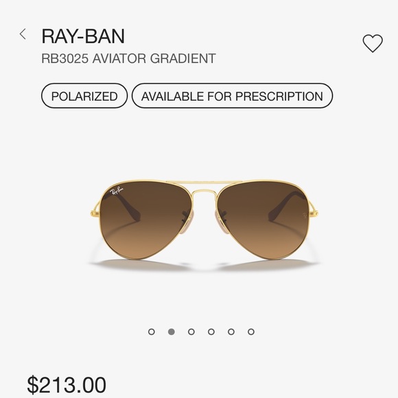 RAY-BAN RB3025 AVIATOR GRADIENT gold (includes case) main image 11